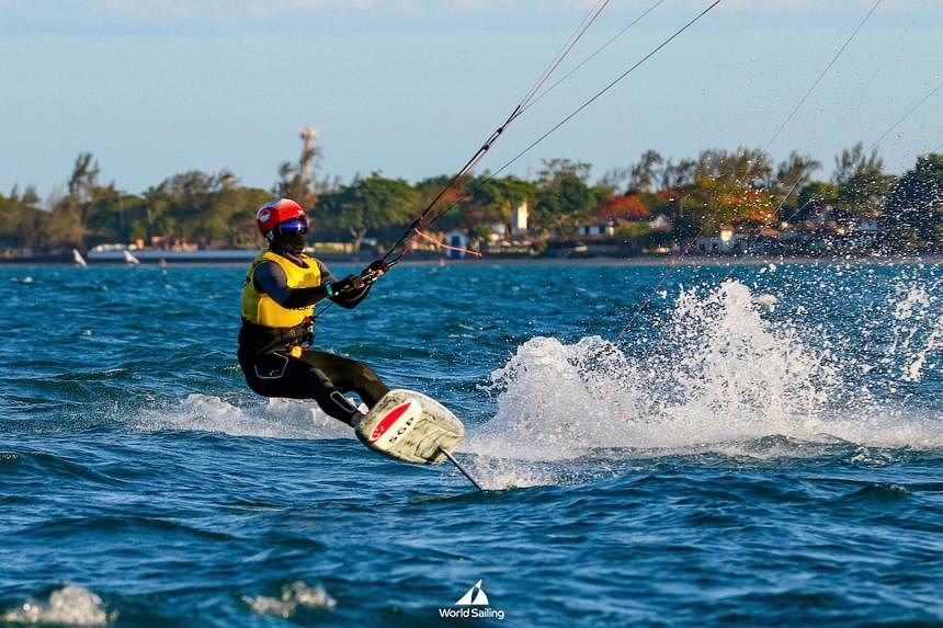 Singapore kitefoiler Maximilian Maeder wraps up successful year with Youth Sailing World Championships title