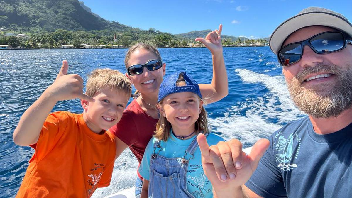 Family sailing around the world embrace Whangārei life