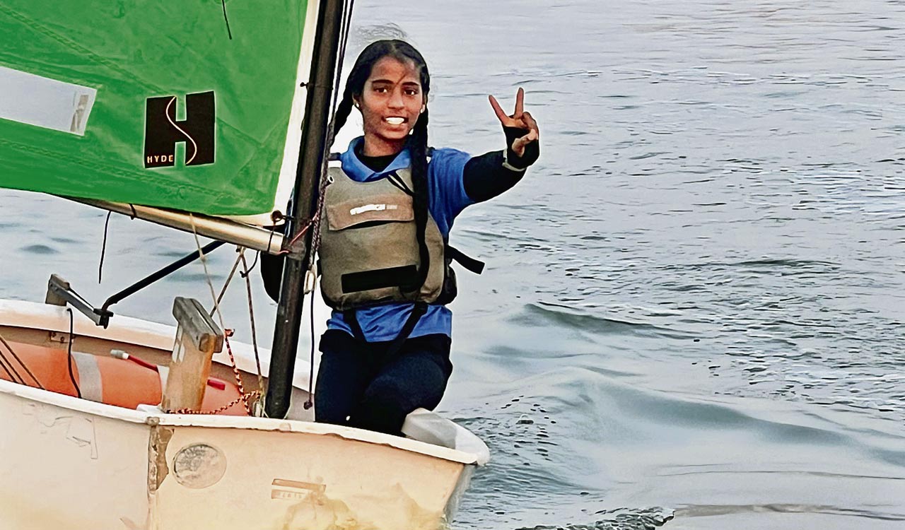 Hyderabad’s Lahiri in lead with hat-trick of wins at Telangana State Sailing Championships-Telangana Today