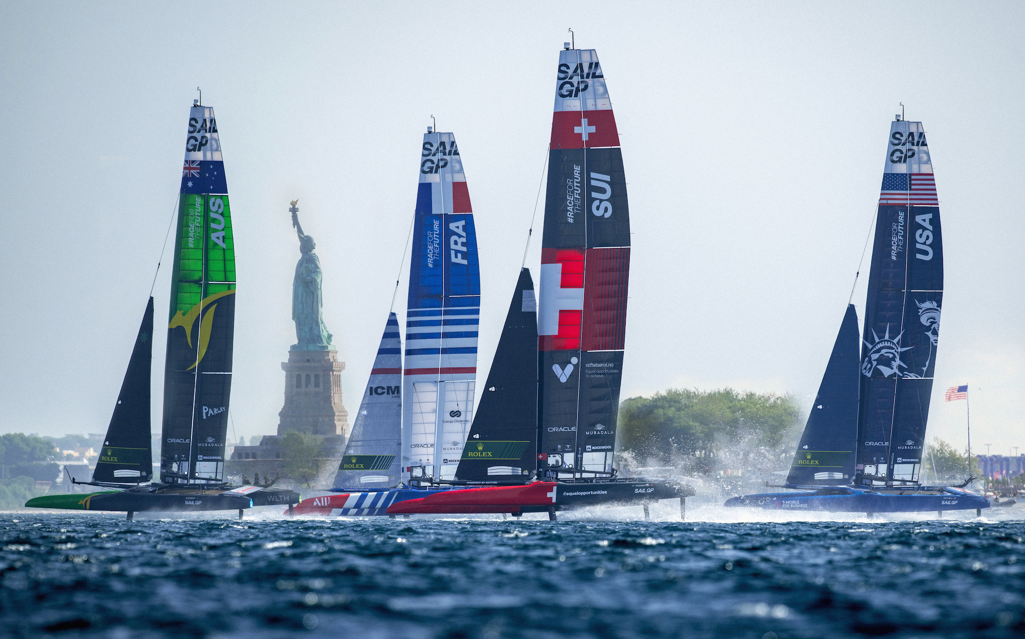 Sail Grand Prix, a major sailing championship, is coming back to NYC this summer