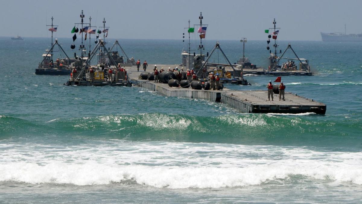 The Army—Yes, the Army—Is Sailing a Fleet to Build a Port Off Gaza