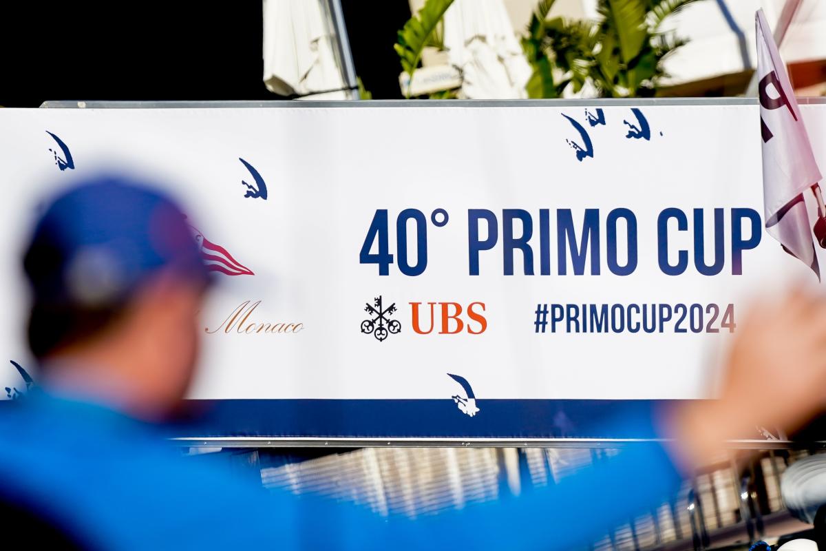 at the Yacht Club de Monaco everything’s ready for the 40th Primo Cup