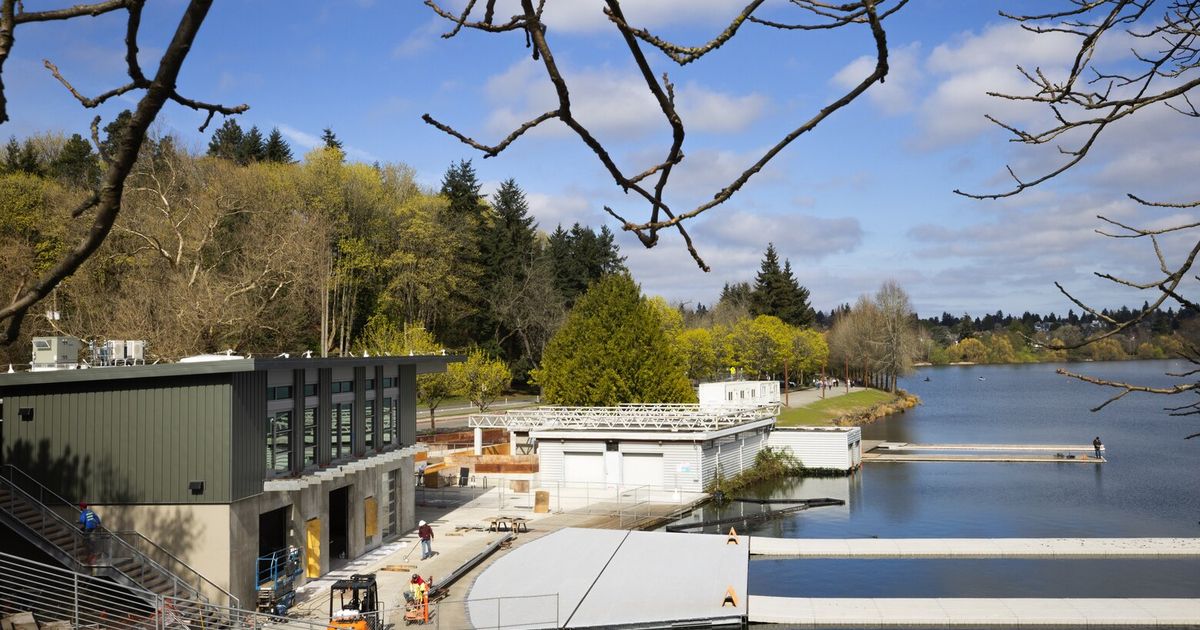 Photos: New Green Lake boathouse sailing toward finish line