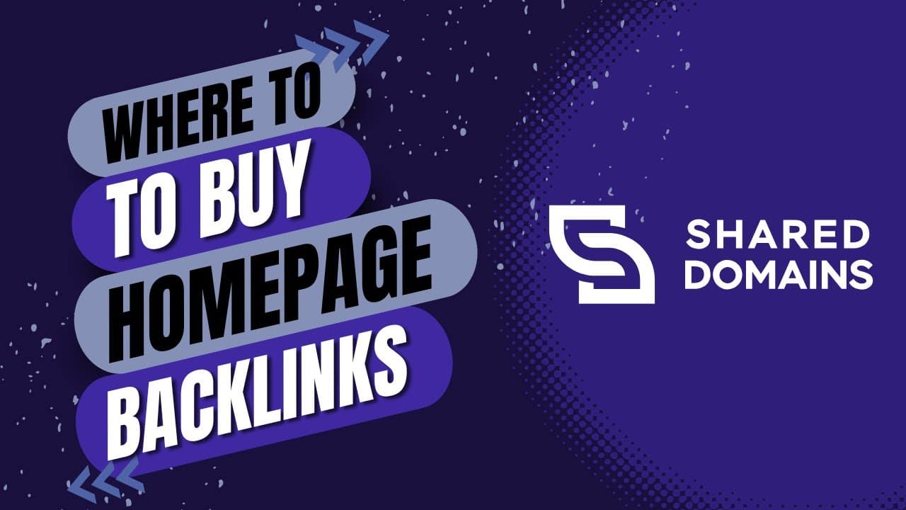 Buy Homepage Backlinks Shared Domains Review